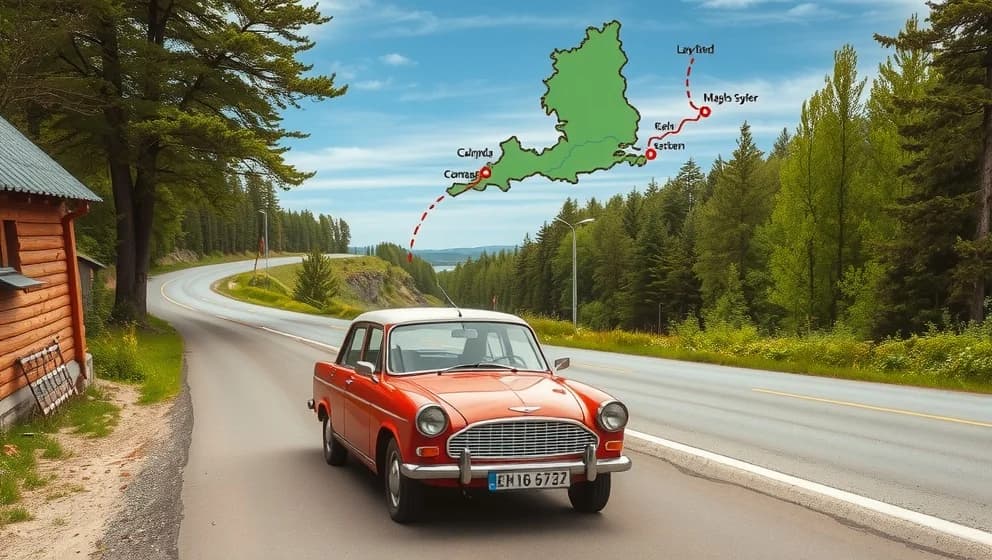 Min sommarkarutas bästa vägar